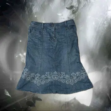 자유구 데님 스커트 페어리 그런지 모리걸
