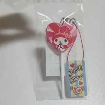 레어 새상품 마이멜로디 빨간색 캔디 스트랩 2018년 헤이세이 레트로