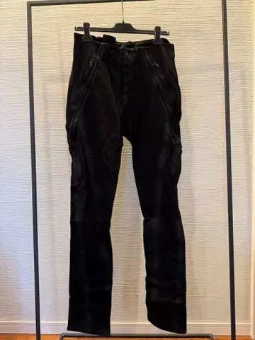 00s julius 코팅 사루엘 데님 데님 y2k