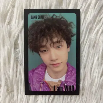 StrayKids 방찬 I am WHO 트레이딩 카드 검은색 테두리