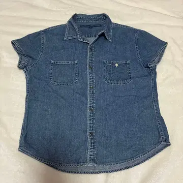 숏 기장 폴로 랄프 로렌 스포츠 데님 셔츠