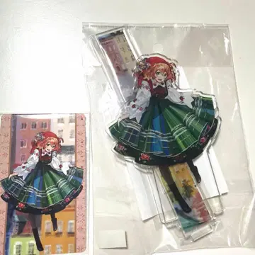 프레이아 비온 마크로스 만박 아크릴 스탠드 전화풍 카드