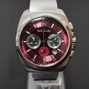 폴 스미스 빨간색 파이널 아이즈 크로노그래프 손목시계