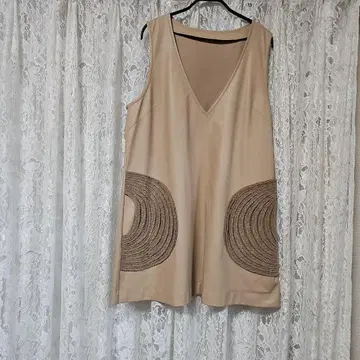 [ 미사용 새상품 ] 합성 피혁 튜닉 산알파 일본제