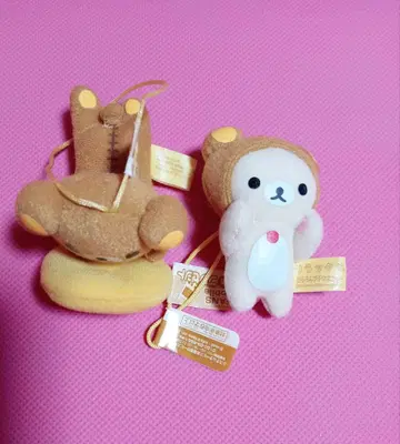 [ 초레어 ] 리락쿠마 코리락쿠마 다라란 푸치 마스코트 2체 세트