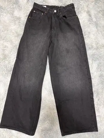 ZARA 자라 배기핏 청바지 블랙 usa30