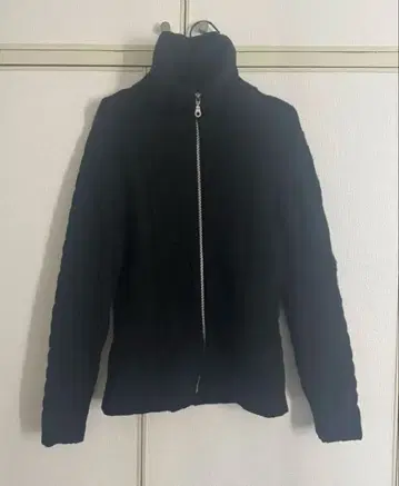 드라이버즈 니트 블랙 케이블 니트 터틀넥 스웨터