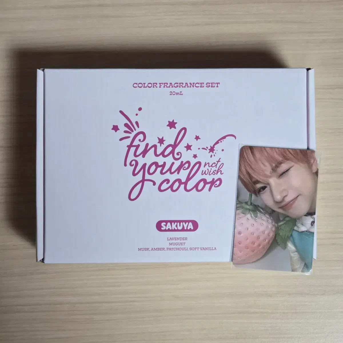 Nct Wish Color Pop Up MD Perfume (Sakuya) on Bunjang Global Site.