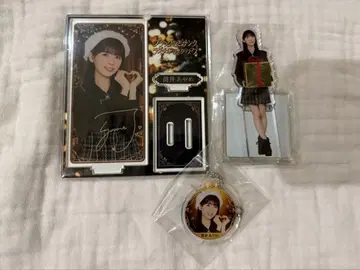 [새상품] 츠츠이 아야메 노기box 블랙 노기산타 아크릴 스탠드 키링