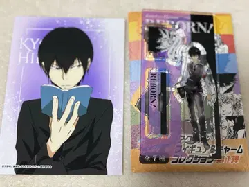 리본 아크릴 피규어 & 참 컬렉션 히바리 쿄야 생 브로마이드