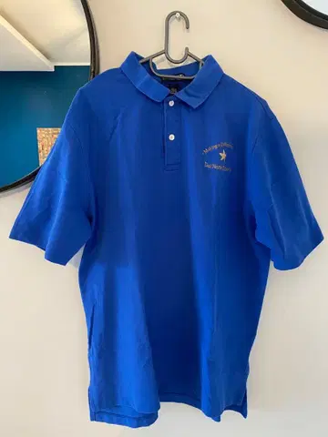 90s USA제 Lands' End 피케 셔츠 L 싱글