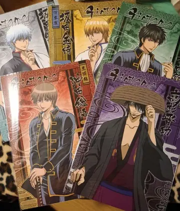 은혼 책받침 세트(긴토키/킨토키/히지카타/오키타/타카스기)