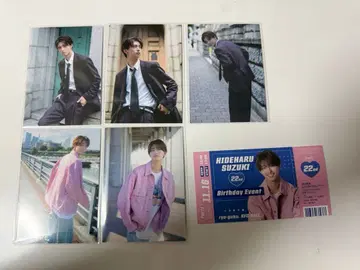 스즈키 히데노부 벌스데이 이벤트 랜덤 트레이딩 카드 입장 특전 1부