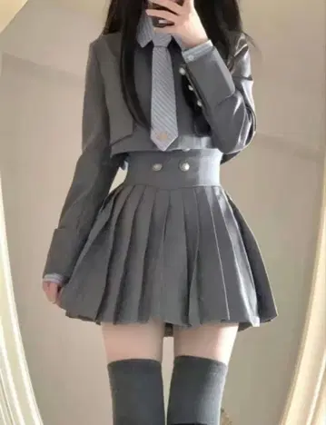 아리엑 양산형 왕홍 한국 셋업 그레이