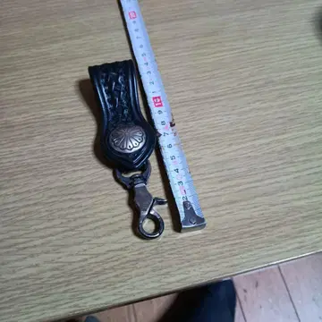 FUNNY 파니 가죽 키링 메탈 클린치 포함