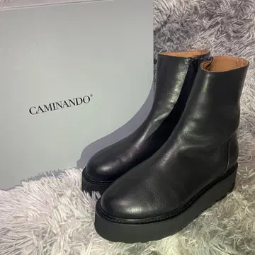 미사용 새상품급 CAMINANDO/카미난도 MIDDLE BOOTS 38