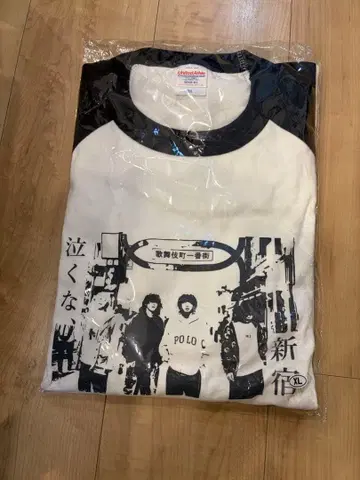 Blue Mash [ 울지 마, 신주쿠 ] 래글런 T XL 사이즈