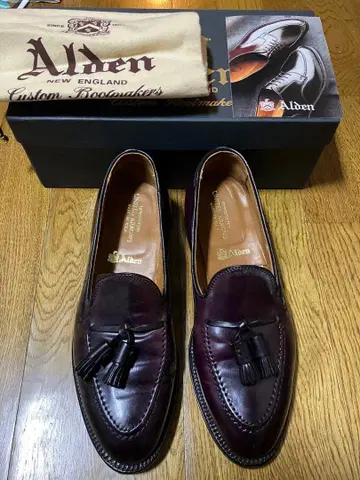 Alden 태슬 로퍼 버건디 563 유나이티드 애로우즈 별주