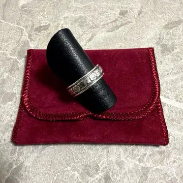 [레어] 빈티지 플라워 이터니티 반지 실버925 13호 조각