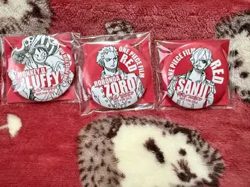 원피스 세븐일레븐 FILM RED 캔뱃지 3개 세트 미개봉