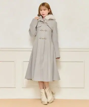 [ apres jour ] 인조 모피 더플 코트 아프레 주르