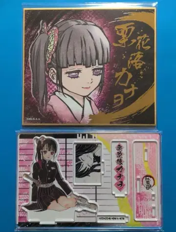 귀멸의 칼날 원작 컬렉션 색지 아크릴 스탠드 츠유리 카나오