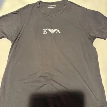 Emporio Armani EVA 로고 T셔츠 L사이즈 블랙