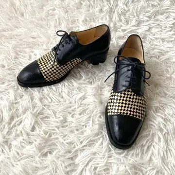 새상품급 Stephane kelian 레이스업 펌프스 편직 4 1/2