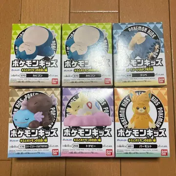 포켓몬 키즈 식품 완구 6개 미개봉품