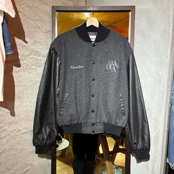 90's MADONNA 마돈나 winterland 가죽 바시티 자켓