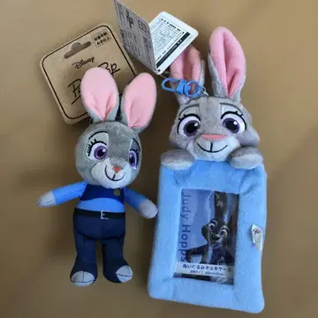 주토피아2 주디 홉스 폴라로이드 케이스 봉제 인형 패스 케이스 마스코트