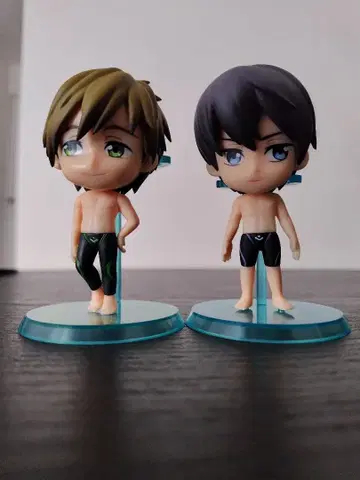 Free! 하이 스피드 피규어 & 클리어 책받침 & 클리어 파일