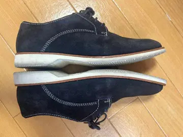 REGAL 네이비 스웨이드 레이스업 슈즈