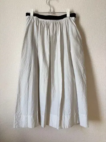 [MARGARET HOWELL] 실크 코튼 플레어 스커트