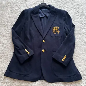 새상품 레어 사이즈 폴로 랄프로렌 네이비 테일러드 자켓 골드 버튼