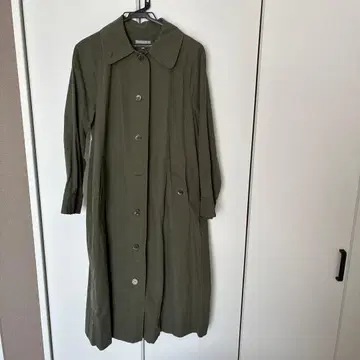 [즉시 구매 OK] 마가렛호웰 그린 코튼 스텐카라 코트