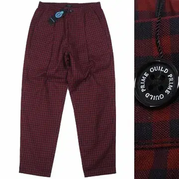 새상품 정가 1.7만 길드 프라임 깅엄 체크 스트레치 팬츠 73