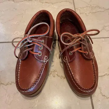 브라운 가죽 데크 슈즈 MERITON OXFORD