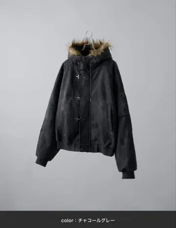 [ CLEL ] 파이어맨 테크 페이드 N-2B 플라이트 자켓 차콜