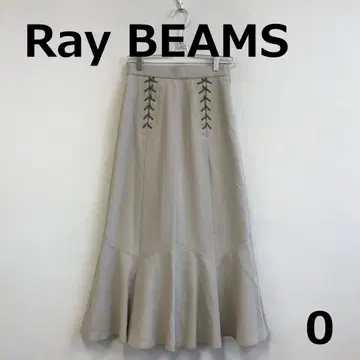 H0316B16 [ Ray BEAMS ] 레이스업 머메이드 스커트