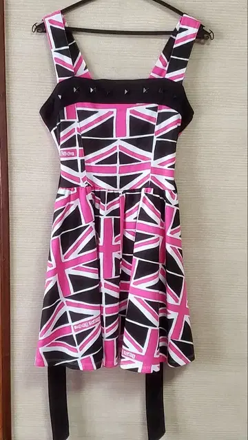 SUPER LOVERS 슈퍼러버즈 원피스 유니언 잭 패턴