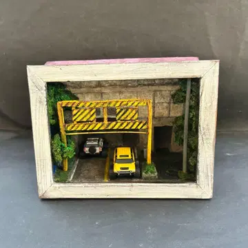 박스, 액자 디오라마 작품 다이캐스트 풀백 험멜 두 대 포함