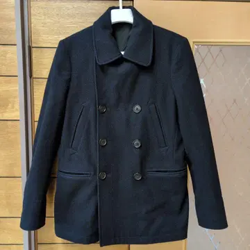 GAP 블랙 울 피코트