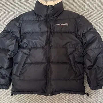 퍼스트다운 리버서블 다운 자켓 블랙 M