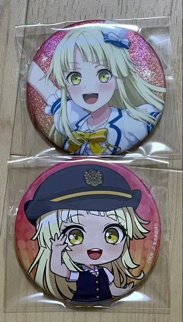 최애여행 x 뱅드림 캔뱃지 헬로, 해피 월드! 츠루마키 코코로 세트