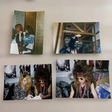 X JAPAN TAIJI 브로마이드 4장