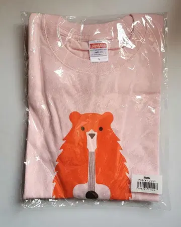 Spitz 여름 굿즈 어쿠스틱 기타 곰 T셔츠 핑크 L 사이즈 Spitz