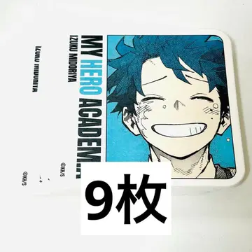 나의 히어로 아카데미아 원화전 아트 코스터 미도리야 이즈쿠 데쿠 어른