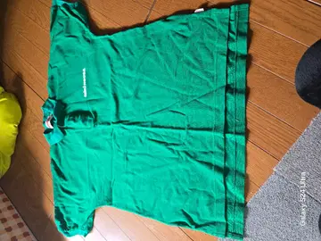 미키 하우스 그린 피케 셔츠 로고