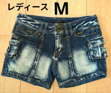 witty & pitty 데님 숏팬츠 헤이세이 갸루 Y2K 패션